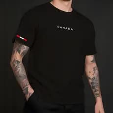 Camiseta Masculina CANADA Urban Street T-Shirt 100% Algodão