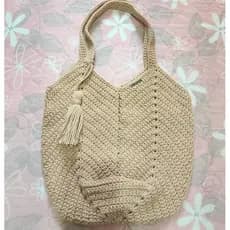 Bolsa em Crochê Feito a Mão. Bolsa Crochê.