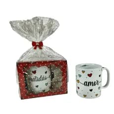 kit Presente Caneca Xícara Dia Das Mães com caixa em Mdf