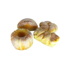 Kit 4 Pães Decorativos Realistas Macios com Cheiro de Coco