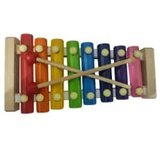 Xilofone / Metalofone Infantil Com 8 Notas Cor Colorido