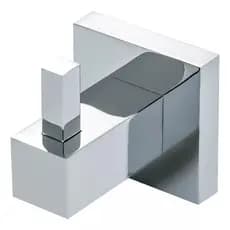 Cabide Cromado Aço Metal Inox - Berlim Gancho Parede Suporte Metal Luxo Hotel Banheiro Lavabo