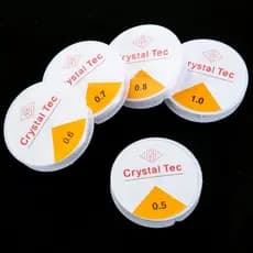 Kit c/10 Rolos Fio Silicone 1.0- 0.8 - 0.7mm Elástico Para Pulseiras [ 10 metro cada rolo] ~H&N BAZAR~