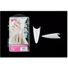 Caixa 100 Tips Vamp Unhas Nails Acrigel Natural Profissional 10075