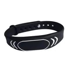 PULSEIRA RFID DE 13.56MHZ SILICONE AJUSTAVEL - COR PRETO