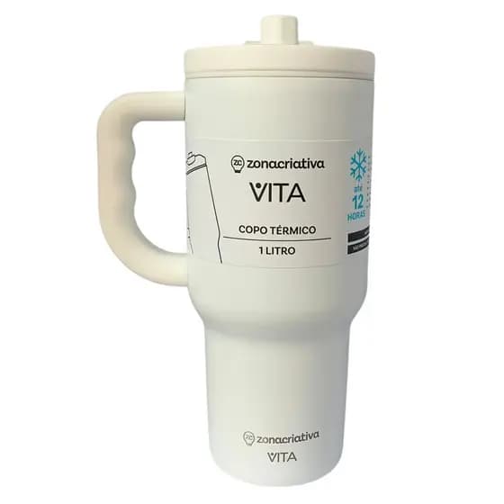 ZONA CRIATIVA COPO TÉRMICO TUMBLER VITA NEVE 1L