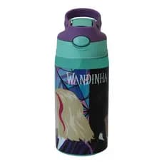 Garrafa Escolar 500ml Aço Inoxidável Wandinha