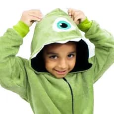 Macacão Kigurumi Infantil Mike Wazowski Monstros SA - Disney Zona Criativa