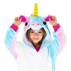Kigurumi Infantil Pijama Unicórnio Fantasia de Dormir marca Zona Criativa
