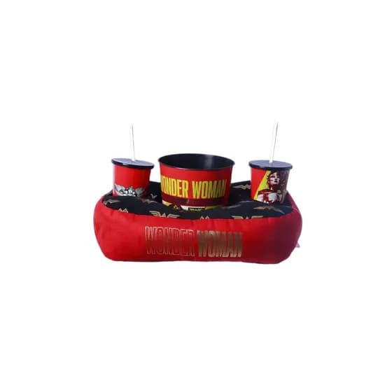 Kit Almofada Pipoca Wonder Woman - Zona Criativa