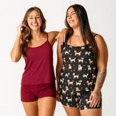 Pijama feminino - Baby Doll - Pijama Plus Size - Baby doll Plus size Feminino Adulto