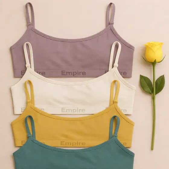 Kit 4 Top Feminino Forrado Microfibra Sutiã Top Fitness de Academia Lisos