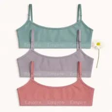 Kit 3 Top Feminino Forrado Microfibra Sutiã Top Fitness de Academia