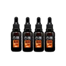 Óleo para Barba Fox For Men Hidrata e Tira o Frizz Kit com 4 Unidades