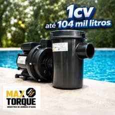 Motobomba Para Piscina 1 Cv Mono Maxtorque 127v/220v Com Pré Filtro