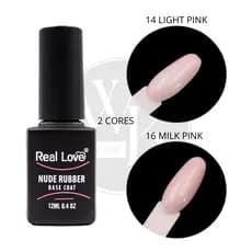 Base em Gel em Cores Para Unhas 12ml - Real Love