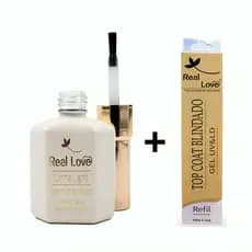 Top Coat Blindado 15ml + Refil 10ml - Real Love