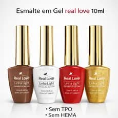 Esmalte em Gel Linha Light 10ml Sem TPO/HEMA - Real Love