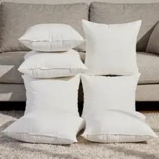 Kit 2 até 8 Almofada Sofá 45CM Enchimento Espuma Almofada Sofá Macia Decorativas Refil Almofada