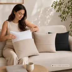 Kit 8 Almofadas Decorativas 45x45 + Capas Para Sofá Quarto Enchimento Macio Premium