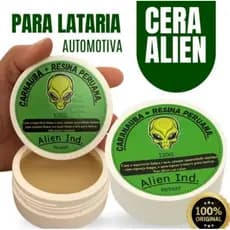 Cera Espelhamento Cerâmico Tira Riscos Repele Água ALIEN IND