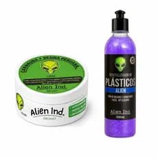 Kit Cera Carnauba + Revitalizador De Plástico / Painel / Pára-choque
