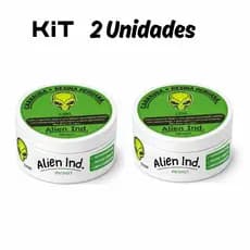 Kit 2 Ceras Tira Riscos Superficiais Brilho Espelhado Automotiva Alien Ind