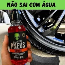 Pretinho de Pneus - NÃO SAI COM ÁGUA - Alien Ind. Selante . DURA ATÉ 60 DIAS .