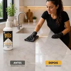 Renova Cor Granito Mármore Pias Bancadas Rock Star Revitalizador