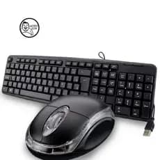 Kit Teclado E Mouse ABNT2 Fio USB Kit Pc Computador Notebook Informática