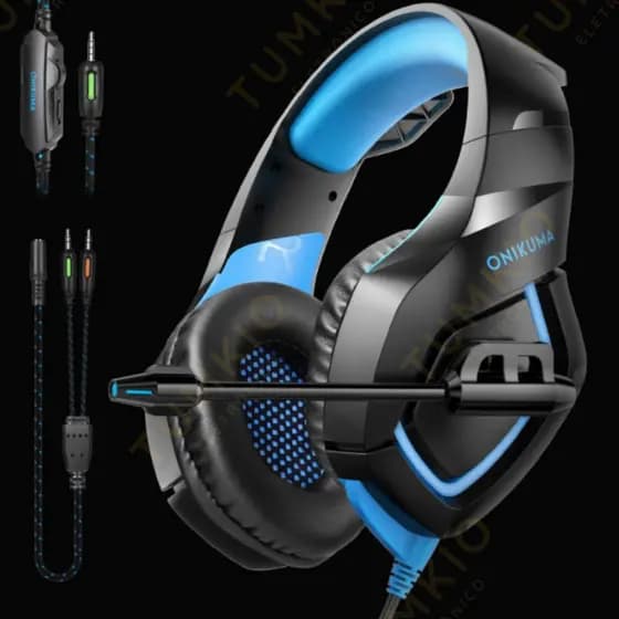 Fone De Ouvido Headset Gamer Rgb Led  K18 K20 K2PRO Para Computador Jogos Xbox Ps4