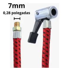 Mangueiras de bico reparo para bomba de ar 70cm bicicleta pneu mangueira reposição