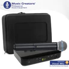 Sistema De Microfone BLX24/PG58-Bateria Com Duração De 14 Horas , Faixa Eficaz De 300 Pés | Inclui vocal Portátil PG58 ,