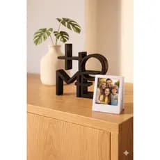 kit Letra decoração HOME + porta fotos polaroid - Decorativo Casa - Mesa - Escritorio - Sala de estar
