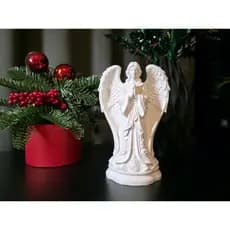 Estátua Anjo da Guarda Moderno - Decoração Premium em Impressão 3D