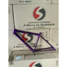 Quadro de Bicicleta original reto Aro 26 Aço