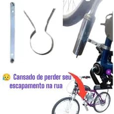 abraçadeira suporte do escapamento 80cc