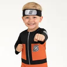 Fantasia Infantil Roupa Naruto com Bandana