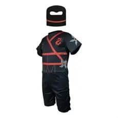 Fantasia Infantil Roupa Ninja Com Máscara