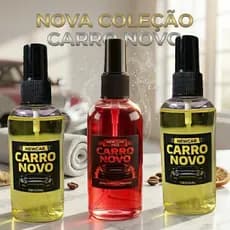 CHEIRINHO CARRO NOVO NOVA COLEÇÃO AROMATOZANTE AUTOMOTIVO AROMIHAS NEW CAR