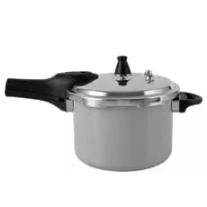 Panela De Pressão 4,2l Antiaderente Ceramic Life C/ Indução Brinox Cinza