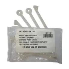 KIT MOLAS BICO DISPENSER C/10 UNIDADES  ORIGINAL PLAST PET REPOSIÇÃO