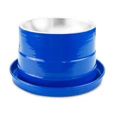 Comedouro Alto Ergonomico Para Gatos Azul