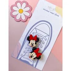 Apliques para Tênis infantil Minnie/ Mickey