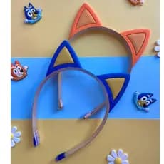 Tiara de Cabelo Orelhinhas Bluey Bingo infantil Menina Aniversário Qualidade Premium Emborrachado