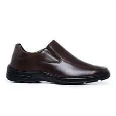 Sapato Social Linha Confort Masculino Café