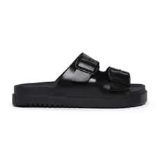 Sandália Papete Chinelo Rasteirinha Fivela Regulavel Confortável