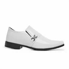 Sapato social masculino Branco/Bridão