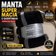 Manta Casal / Solteiro Microfibra Super Macia Cobertor Quentinho Inverno Sofá Cama Promoção