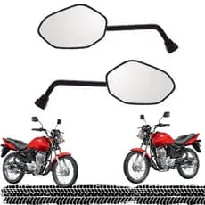Retrovisor Mini Cg Titan Biz Fan 125/150/160 Motos Honda Par Espelho